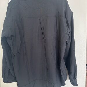 Classic Black Button-Up Shirt